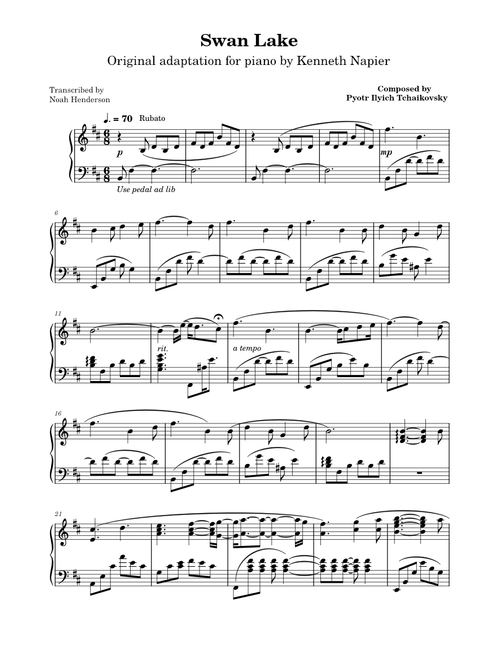 Swan Lake - Kassia / Kenneth Napier
