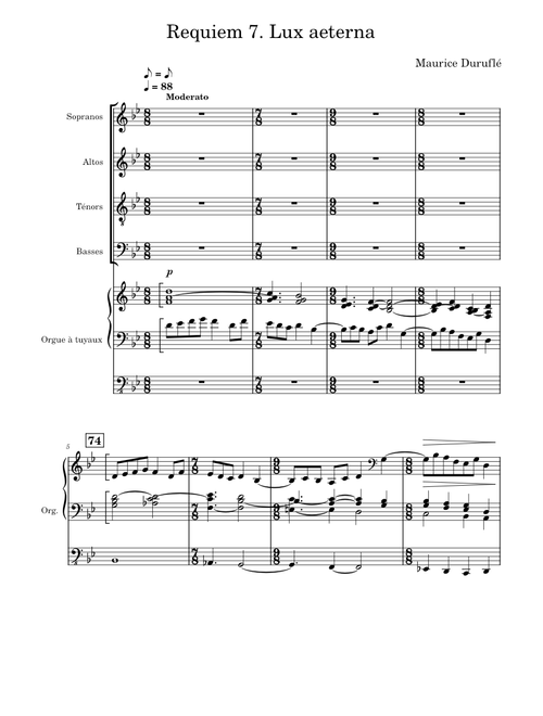 Requiem 7. Lux aeterna – Maurice Duruflé