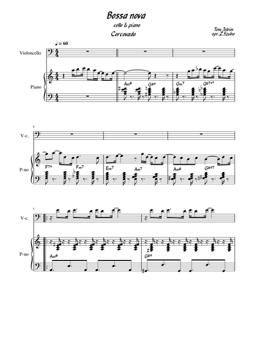 Corcovado – Antônio Carlos Jobim Bossa nova-Corcovado.mscz
