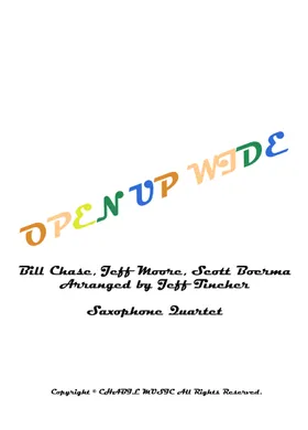 マーチング楽譜 オープン・アップ・ワイド Free Open Up Wide by Bill Chase sheet music | Download PDF