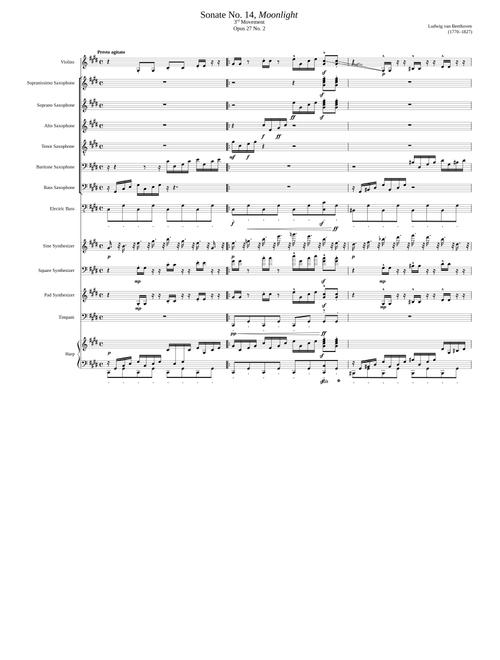 Moonlight Sonata – Ludwing van Beethoven But get DESTROYED
