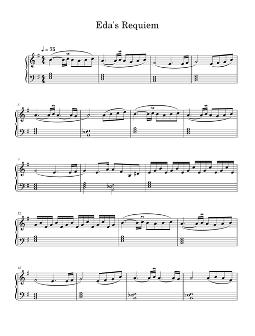 Eda's Requiem (Easy)
