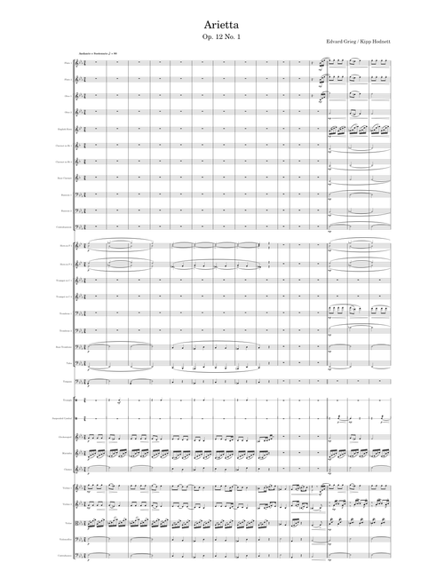 Arietta, Lyric Pieces Book 1, Op. 12 – Edvard Grieg