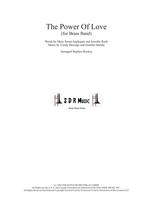 The Power Of Love (Arr. Stephen Rockey) - Laura Brannigan (Brass Ensemble)