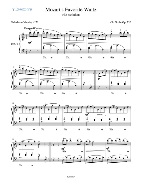 Mozart's Favorite Waltz