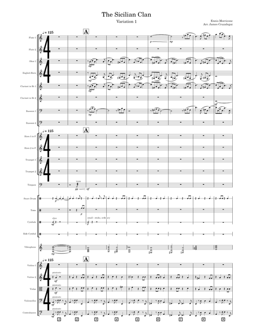 Le clan des siciliens – Ennio Morricone Rearrangement