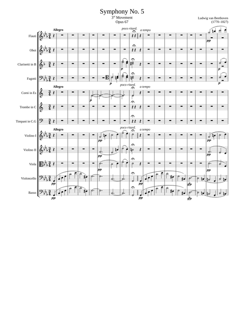 Symphony No. 5, 3rd Movement