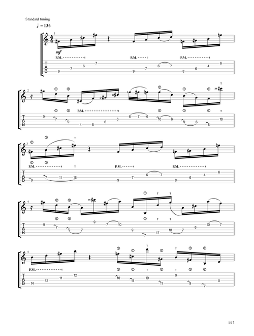 O.d. (Arr. pewpewLesay) - Polyphia (Guitar Tab)
