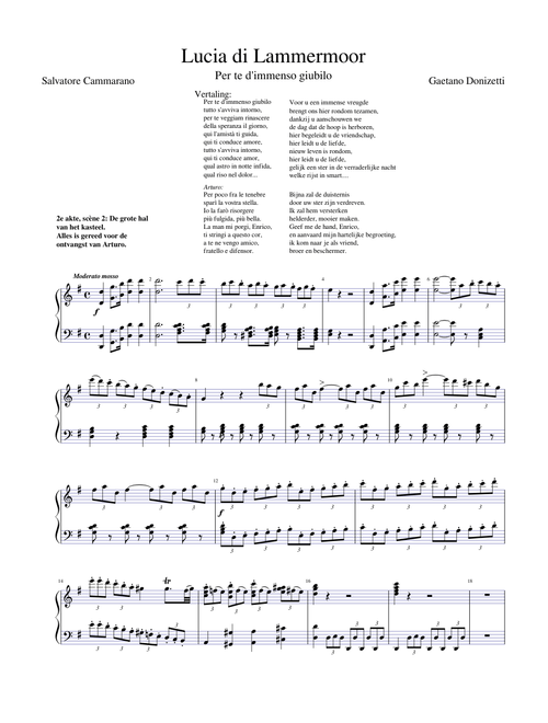 Lucia di Lammermoor, Per te d'immenso giubilo