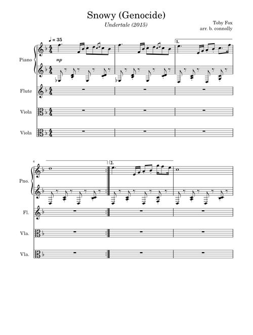 Snowy – Toby Fox (Undertale) (GENOCIDE)