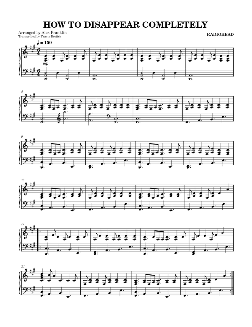 How To Disappear Completely Radiohead piano tutorial How To Disappear Completely Radiohead piano tutorial