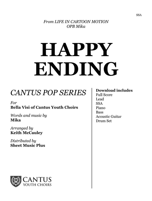 Happy Ending (Arr. Keith McCauley) - Mika (Small Ensemble)