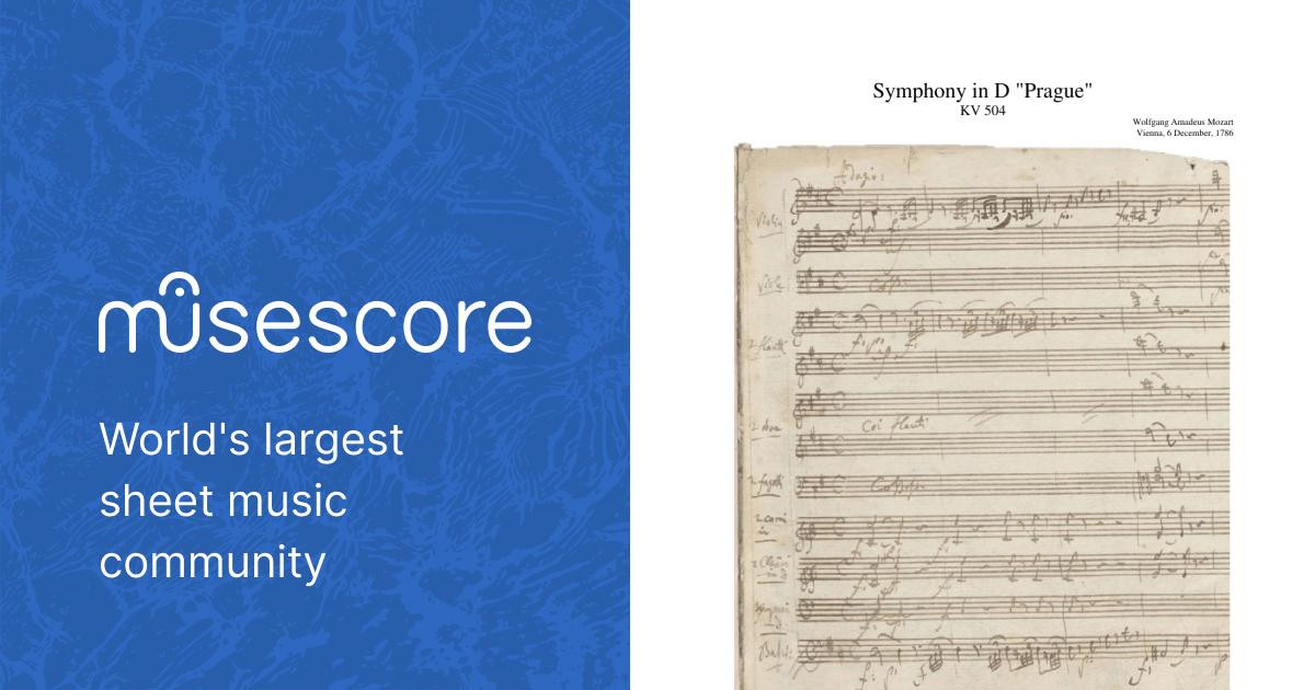 Mozart - Symphony No. 38, K. 504 