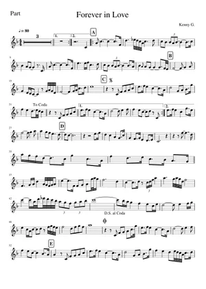 Forever in Love Sheet music for Flute (Solo) | Musescore.com Forever in Love Sheet music for Flute (Solo) | Musescore.com