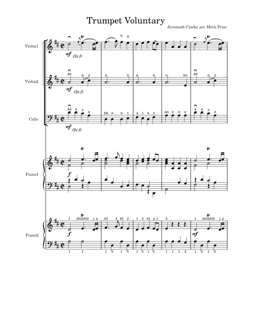 Trumpet voluntary (Orchestra)