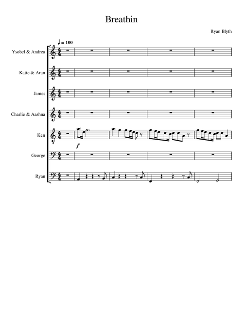 Breathin - Ariana Grande (WIP)