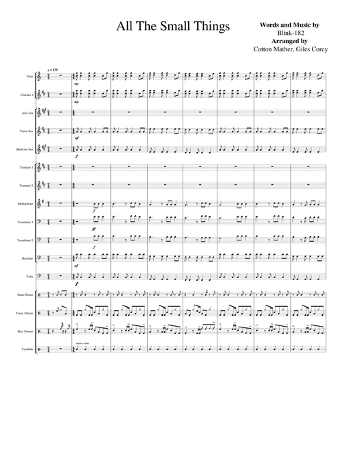 All The Small Things - blink-182 (Pep Band Arrangement)