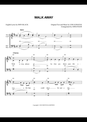 ウド•ユルゲルス - ウォークアウェイ Udo Jürgens Udo Jürgens - Walk Away (1982) [HQ] - YouTube