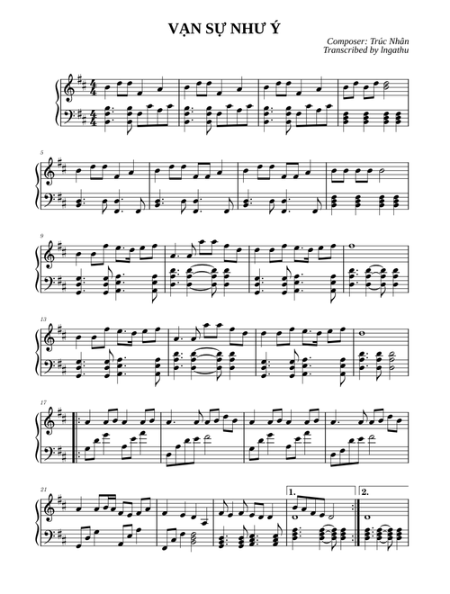 Vạn Sự Như Ý – Trúc Nhân