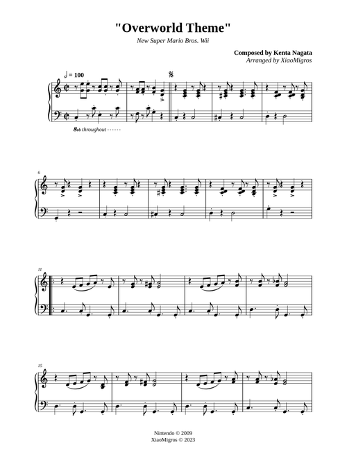 Overworld Theme - New Super Mario Bros. Wii