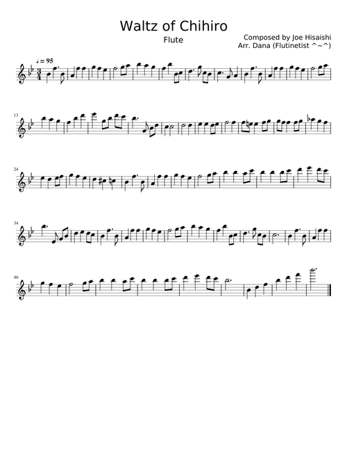 Waltz of Chihiro- Flute