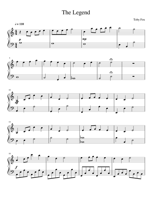 Deltarune - The Legend (beginner)