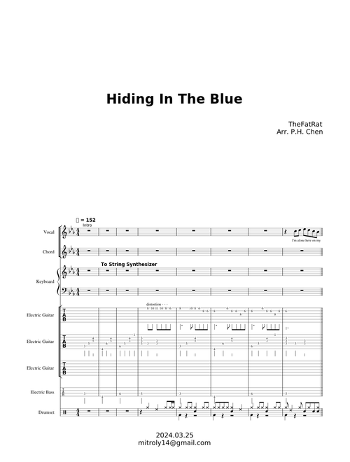 Hiding In The Blue