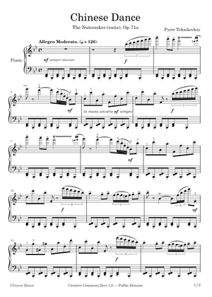 The Nutcracker (ballet), Op.71 - Pyotr Ilyich Tchaikovsky Sheet