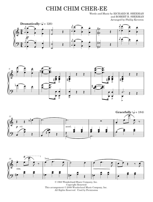Chim Chim Cher-ee [Classical version] (from Mary Poppins) (arr. Phillip Keveren) - Mary Poppins Movi