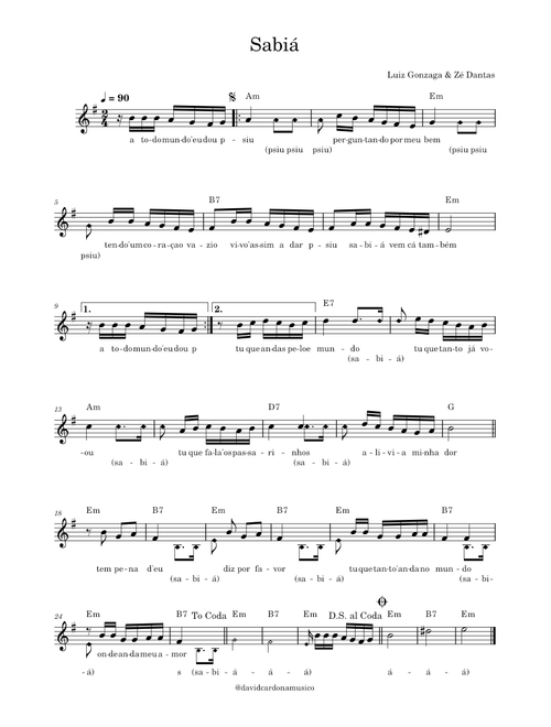 Sabiá – Luiz Gonzaga & Zé Dantas