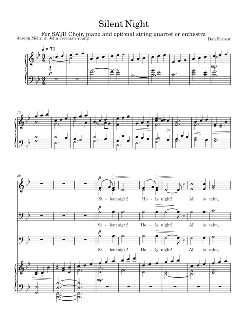 Silent Night - arr. Dan Forrest