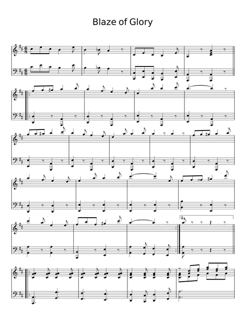 Blaze of glory - Jon Bon Jovi