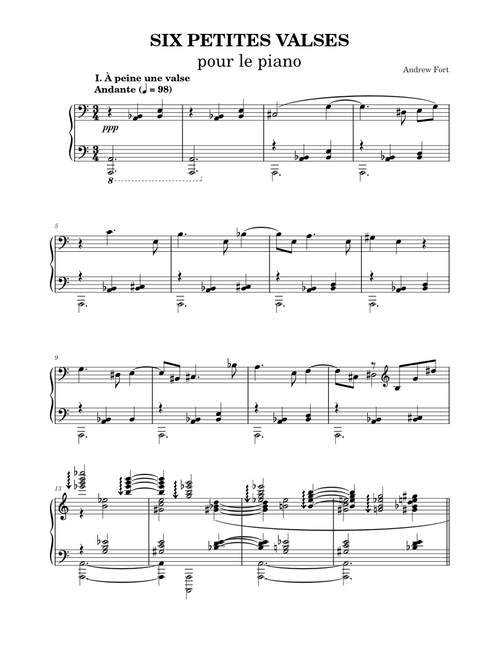 Six petites valses