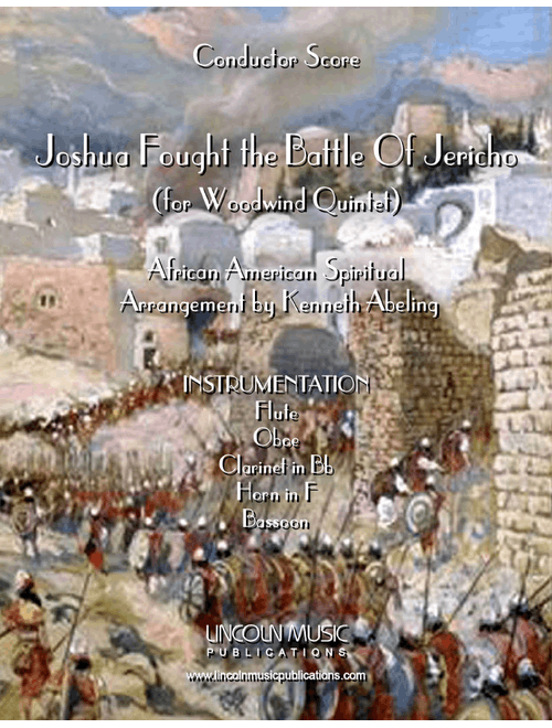 Joshua Fought the Battle of Jericho (for Woodwind Quintet) (Arr. Kenneth Abeling) - African American Spiritual (Woodwind Ensemble)