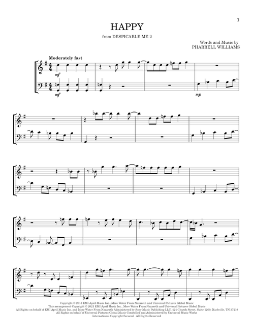 Happy - Pharrell (Instrumental Duet)