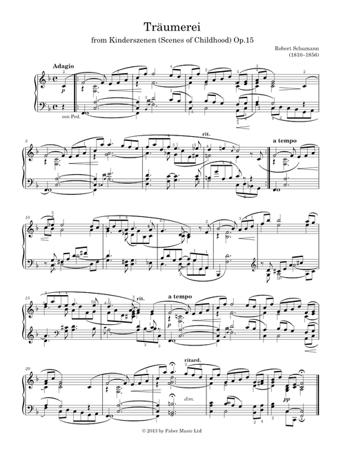 Träumerei - Robert Schumann (Solo)