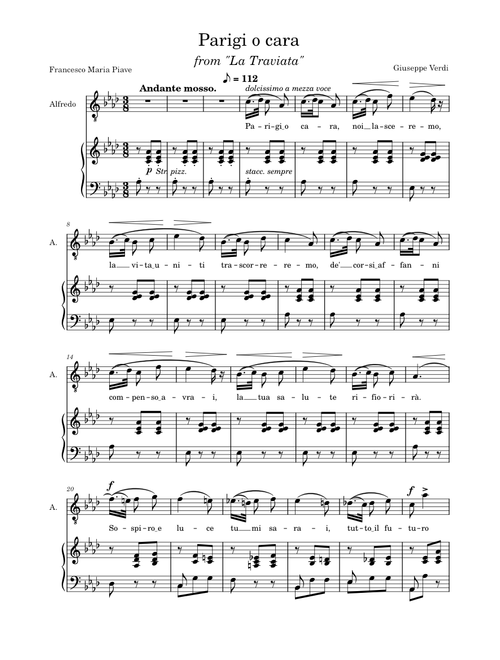 La Traviata - Giuseppe Verdi