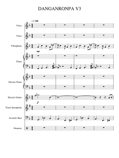 DANGANRONPA V3 (Opening Theme) WIP