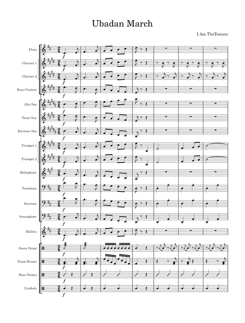The Thunderer – John Philip Sousa Ubadan March