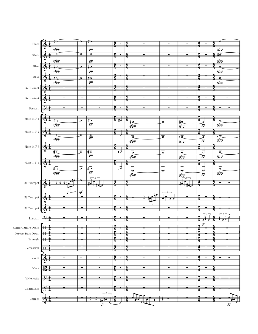 COLORS work in progress Sheet music for Flute, Oboe, Clarinet in b-flat ...