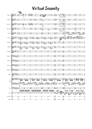 Virtual insanity – Jamiroquai (Piano Part) Sheet Music with Chords