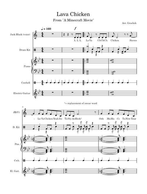 Steve's Lava Chicken – WaterTower Music