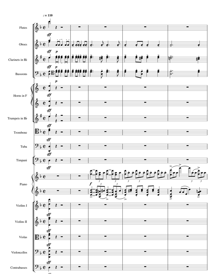 rach 3 3rd movement Sheet music for Piano, Trombone, Tuba, Flute & more