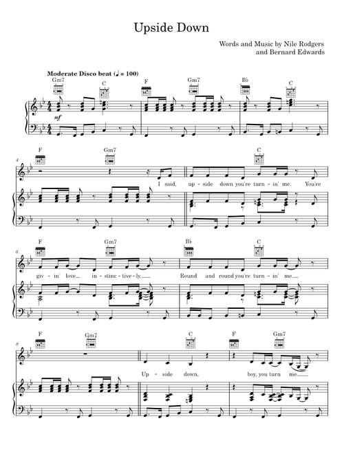 UPSIDE DOWN - NILE RODGERS