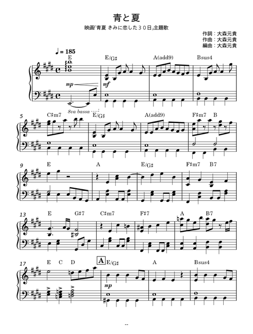 Ao To Natsu - Mrs. Green Apple