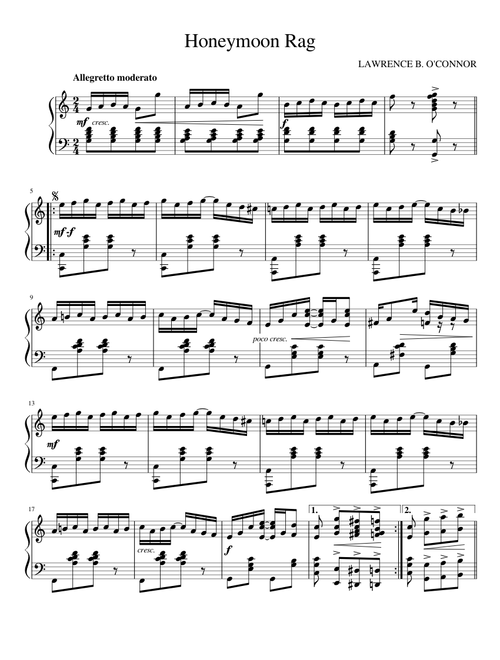 Honeymoon Rag (1910)