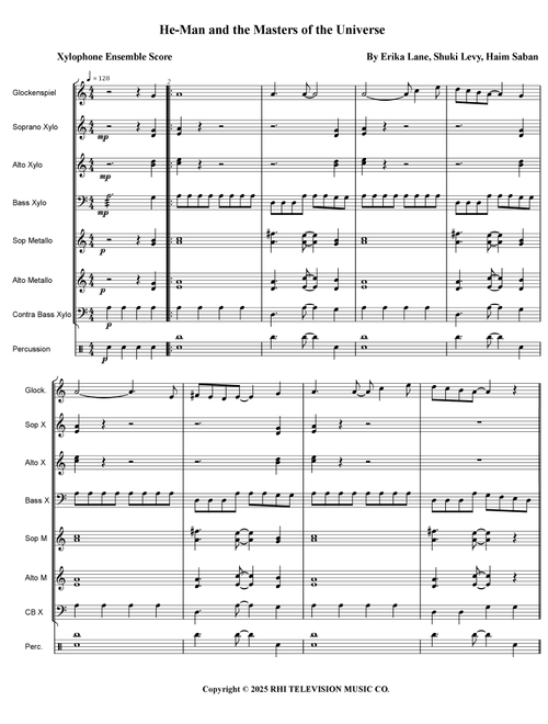 He-Man And The Masters Of The Universe (Arr. Thomas Baugh) - Erika Lane, Haim Saban, Shuki Levy (Percussion Ensemble)