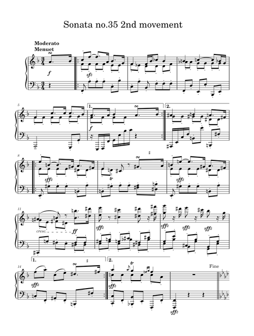 Sonata no.6 Op.5 No.2 2nd movement – Andrii Gyrya