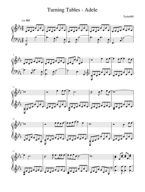 Turning Tables - Adele
