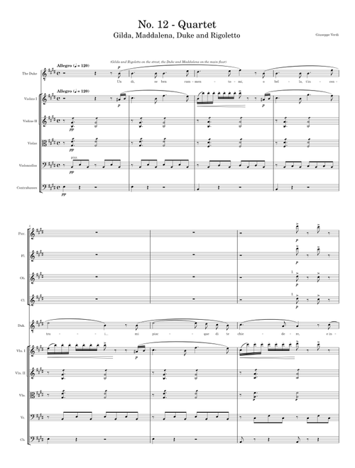 Rigoletto - Act III: No. 12 - Quartet "Bella figlia dell' amore"